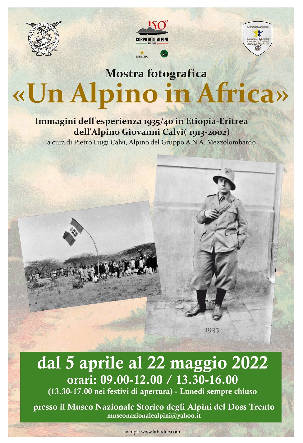 Mostra Un Alpino in Africa